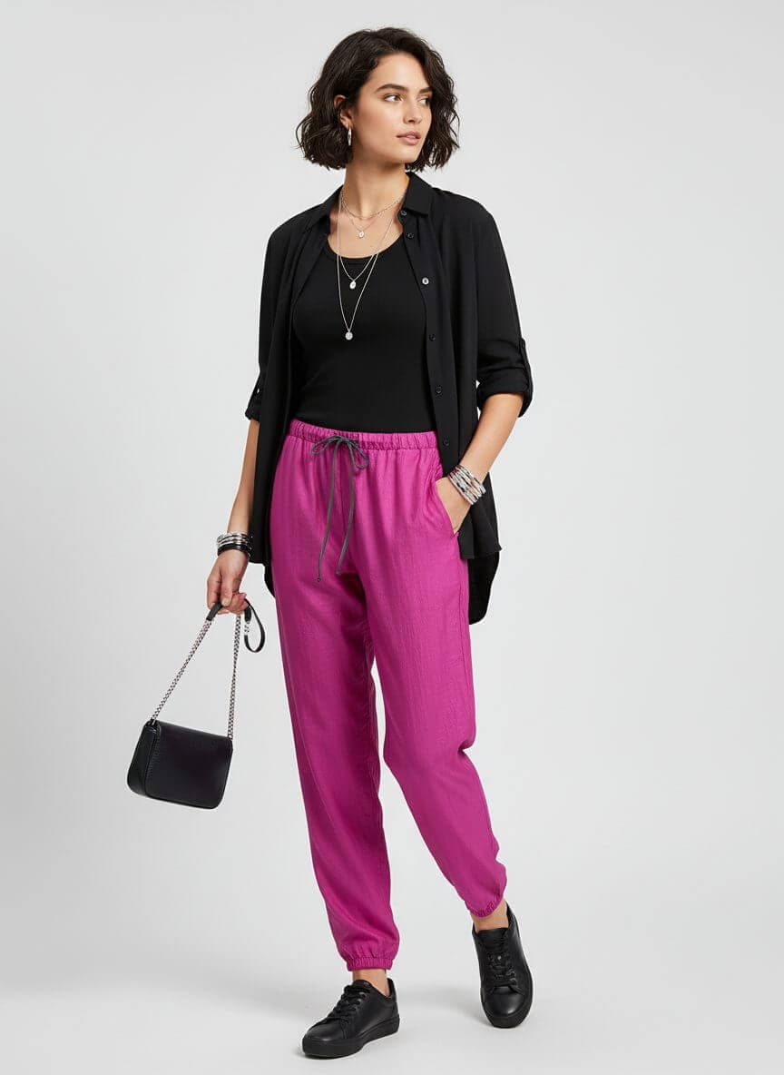 MONZLAPUR SS23 – Parachute Pant-Pink thumbnail 2