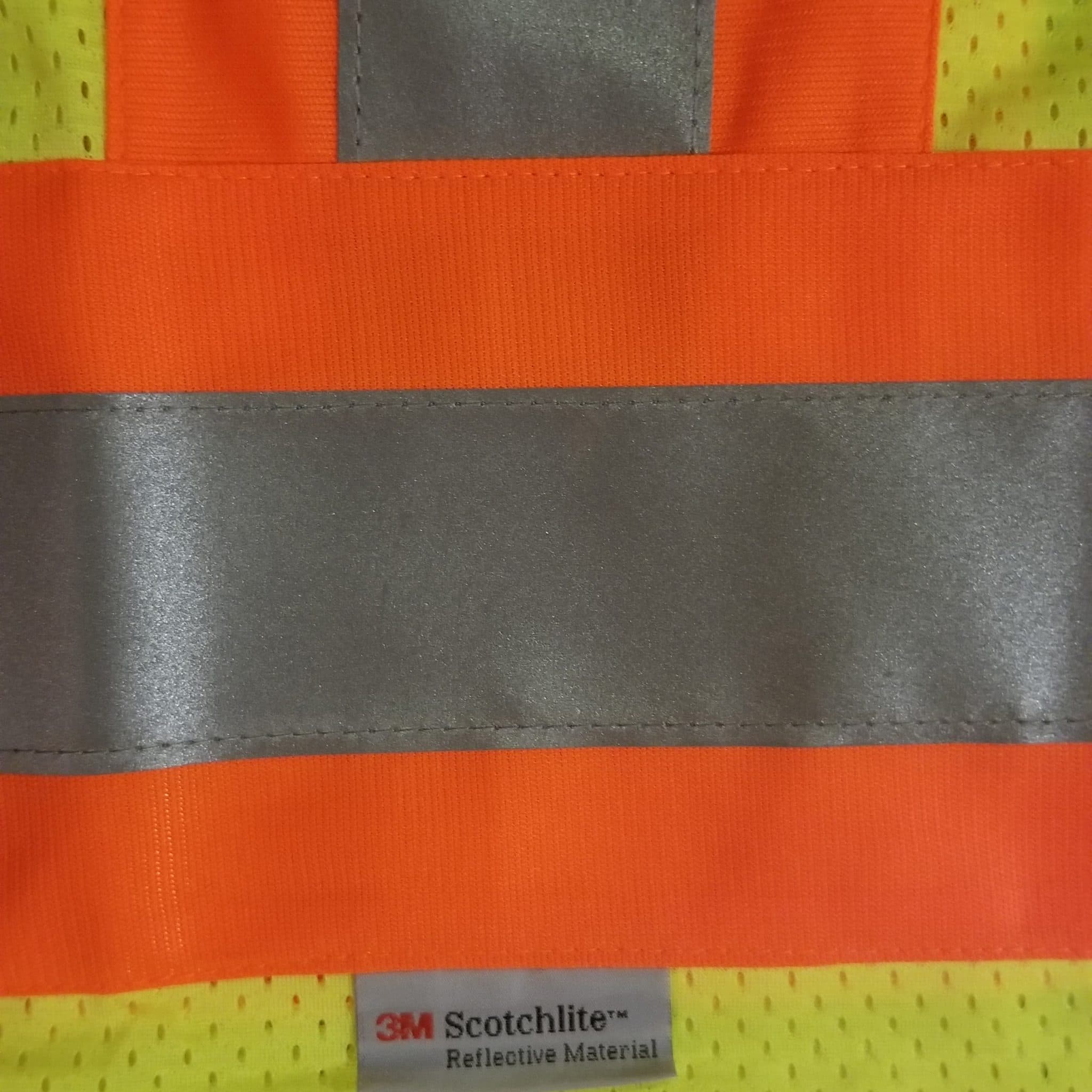 HOOK & LOOP, 3M CONTRASTING MESH VEST, ONE SIZE – JS1101 thumbnail 2
