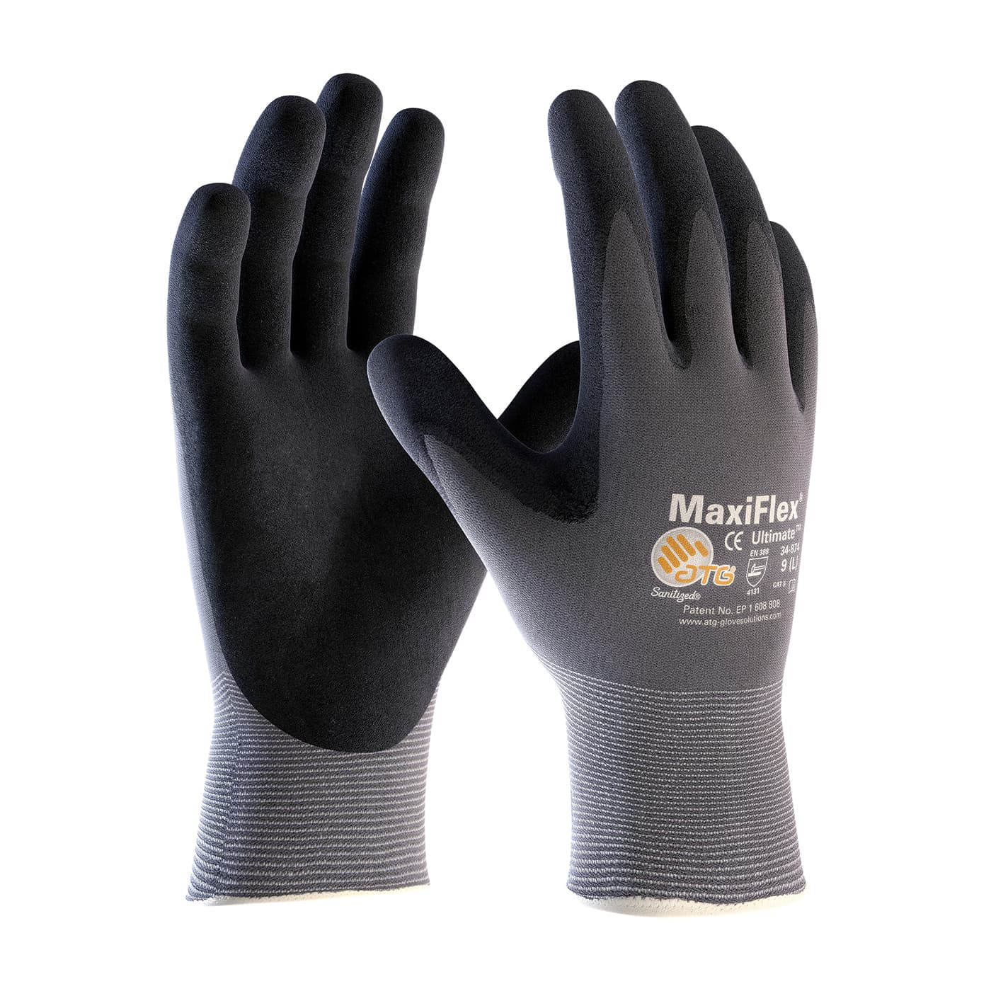 PIP 34-874 – Ultimate™ Seamless Knit Nylon / Lycra® Glove With Nitrile Coated Micro-Foam Grip – DOZEN