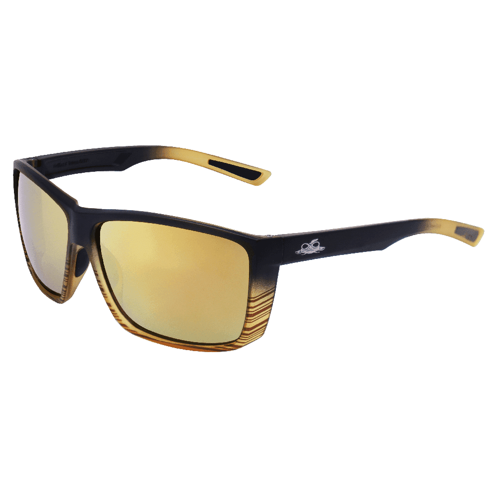 Lionfish™ Gold Mirror Performance Fog Technology Lens, Tortoise/Black Frame Safety Glasses – BH33618PFT