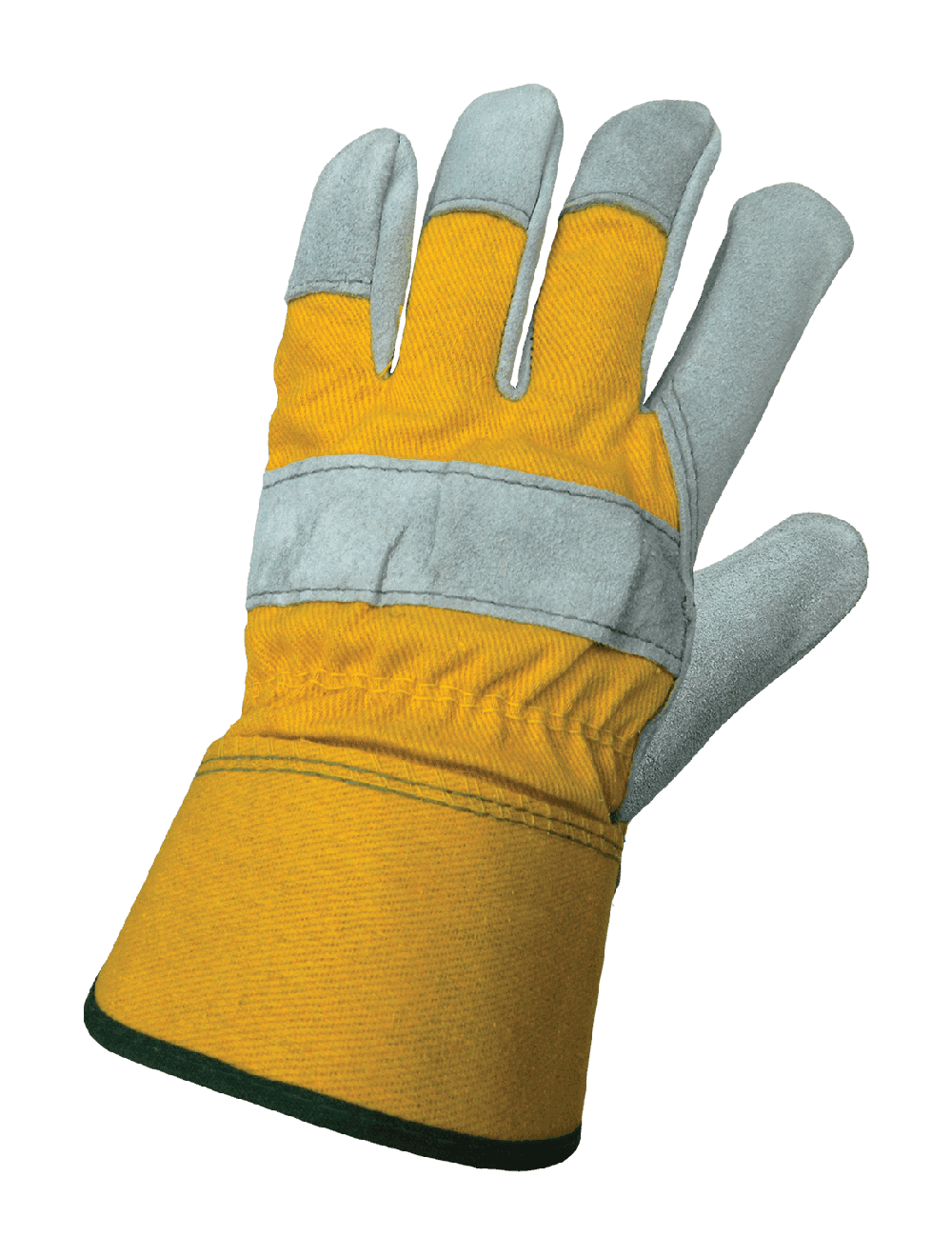 GGS 2190  – Premium Cowhide Leather Palm Gloves with Double Layer Duck Safety Cuff – DOZEN thumbnail 2