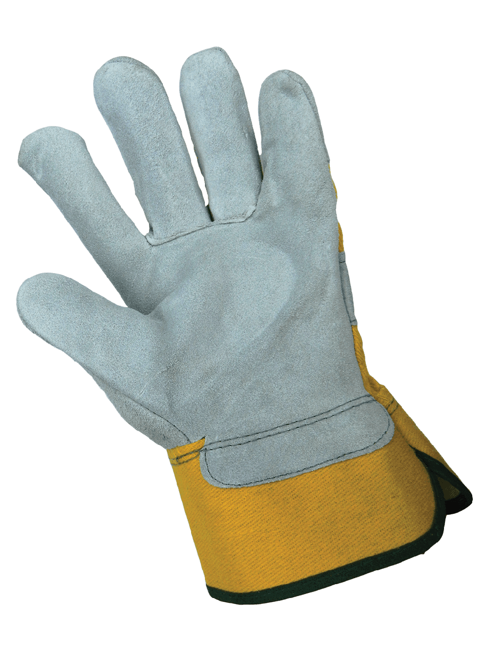 GGS 2190  – Premium Cowhide Leather Palm Gloves with Double Layer Duck Safety Cuff – DOZEN thumbnail 3
