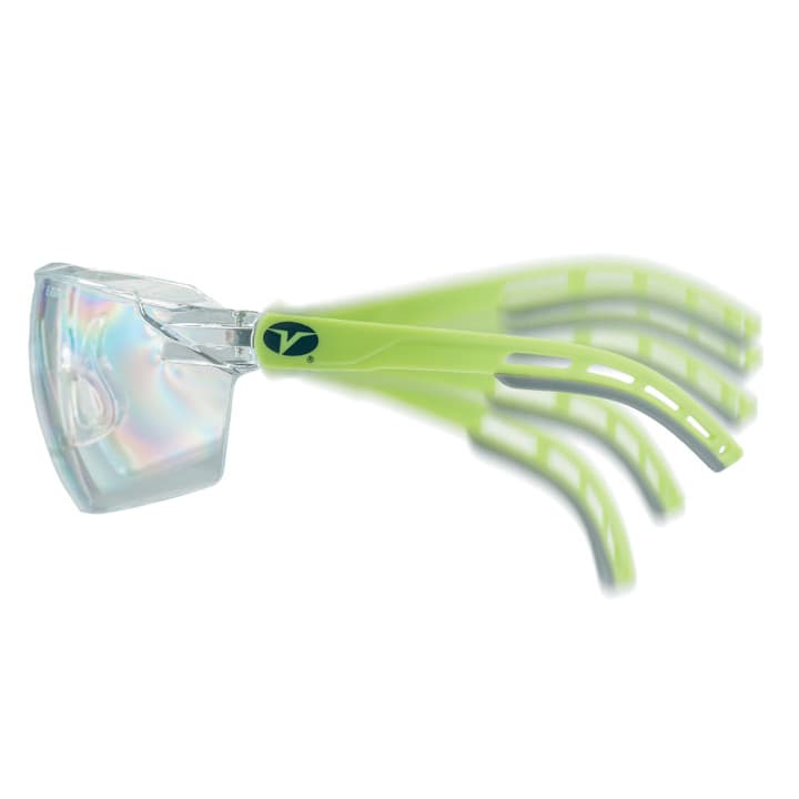 Veratti Lite 2.0 Grey & Green Frame Safety Glasses thumbnail 4