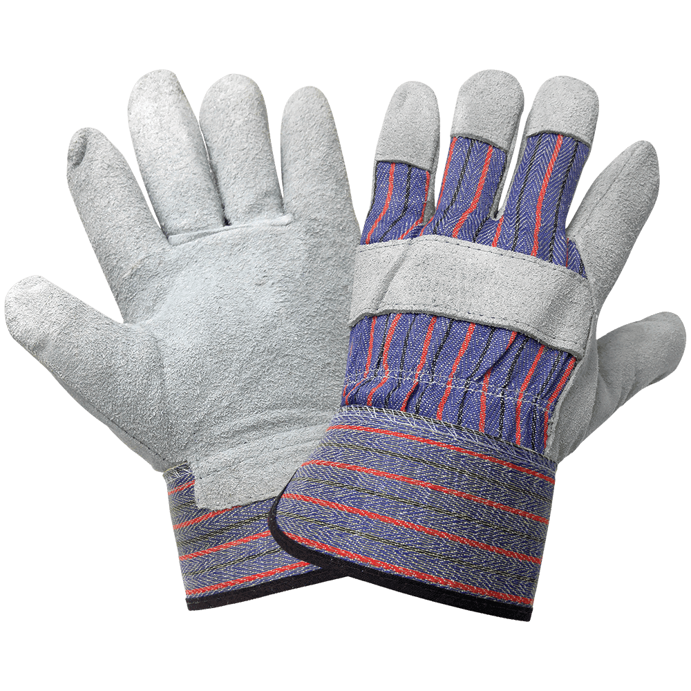Global Glove – Economy Split Cowhide Leather Palm Gloves, Gauntlet Cuff – 2300