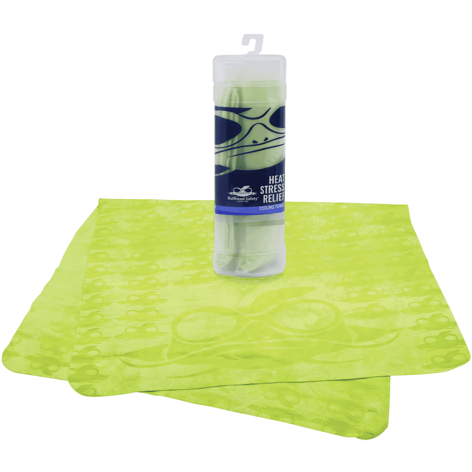 Bullhead – Hi Vis Lime Cooling Towel – 16″ x 25.5″ – GLO-CT1