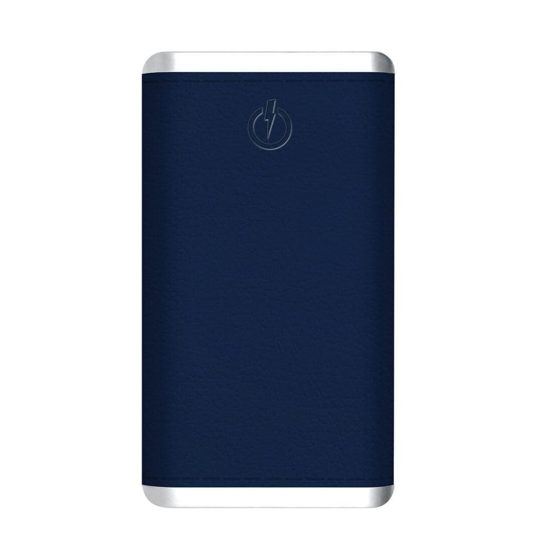 Navy – Leather 5K Wireless Charging Power Bank thumbnail 4