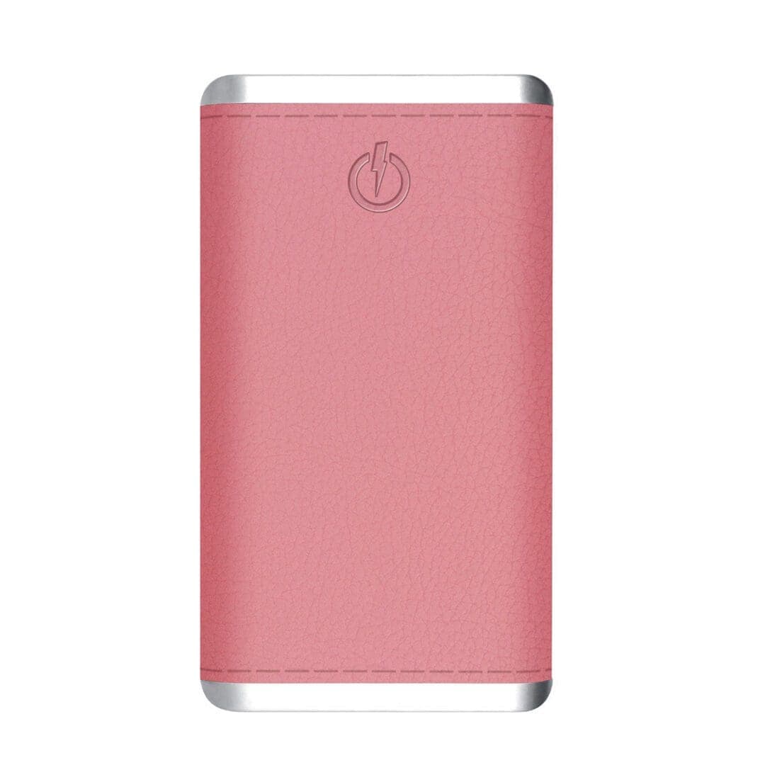 Pink – Leather 5K Wireless Charging Power Bank thumbnail 4