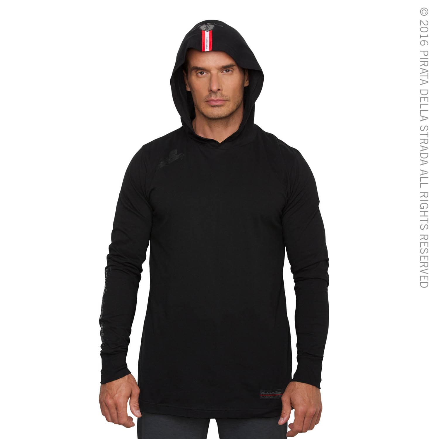 Cappuccio Nero Hoodie