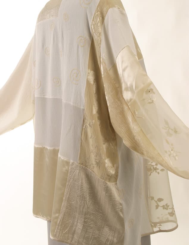 Plus Size Mother of Bride Daisy Jacket Ivory Pale Gold Sizes 18 -32
