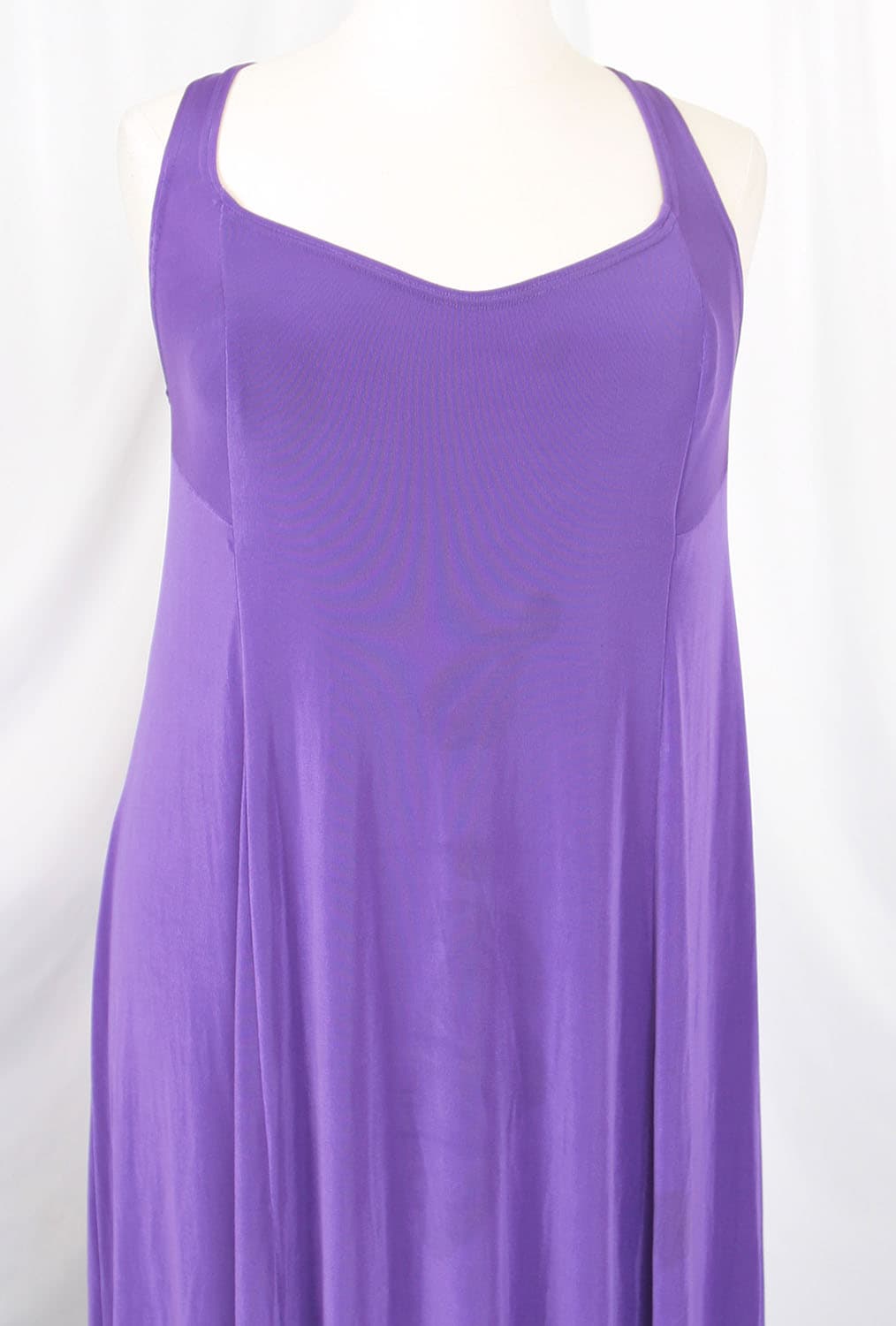 Plus Size Slip Dress Evening Gown Amethyst Slinky 26/28 thumbnail 3