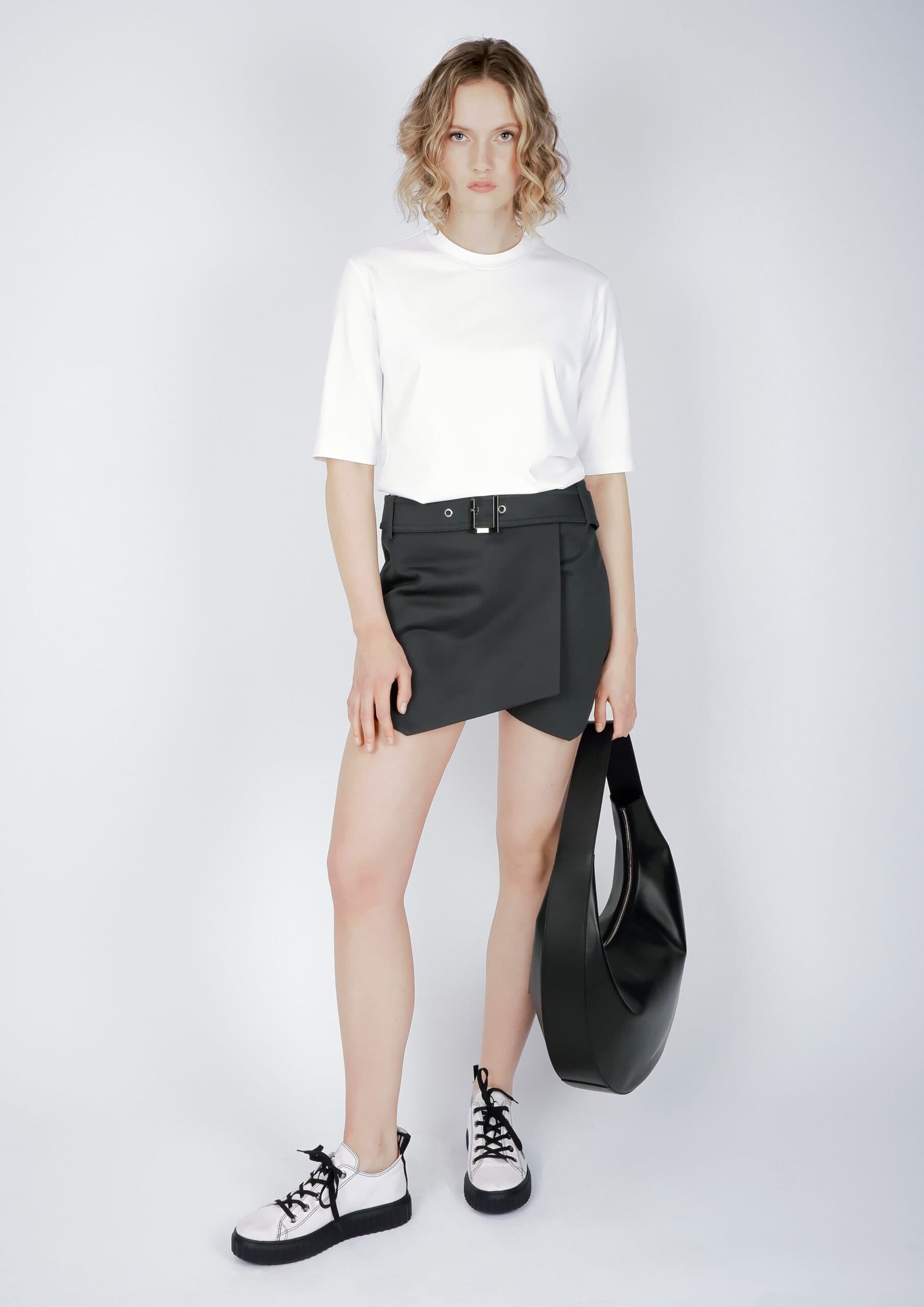 BELTED SKORT DEEP GREEN thumbnail 2