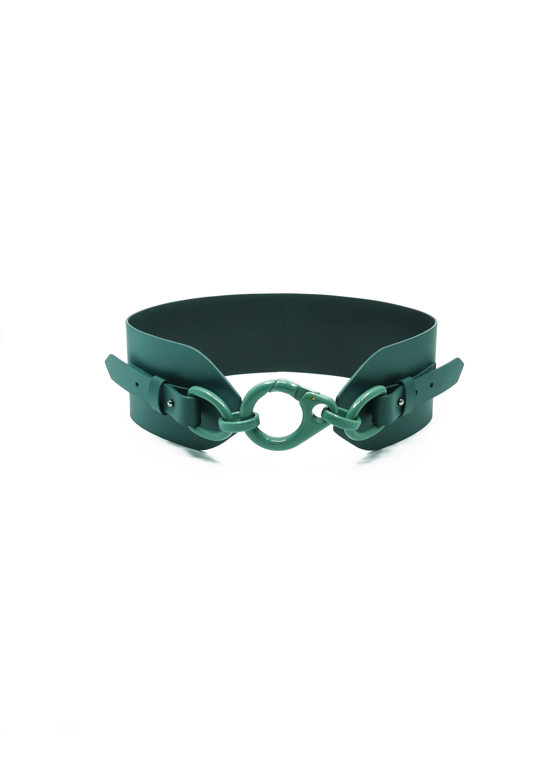 BELT WITH PLASTIC DETAIL GREEN