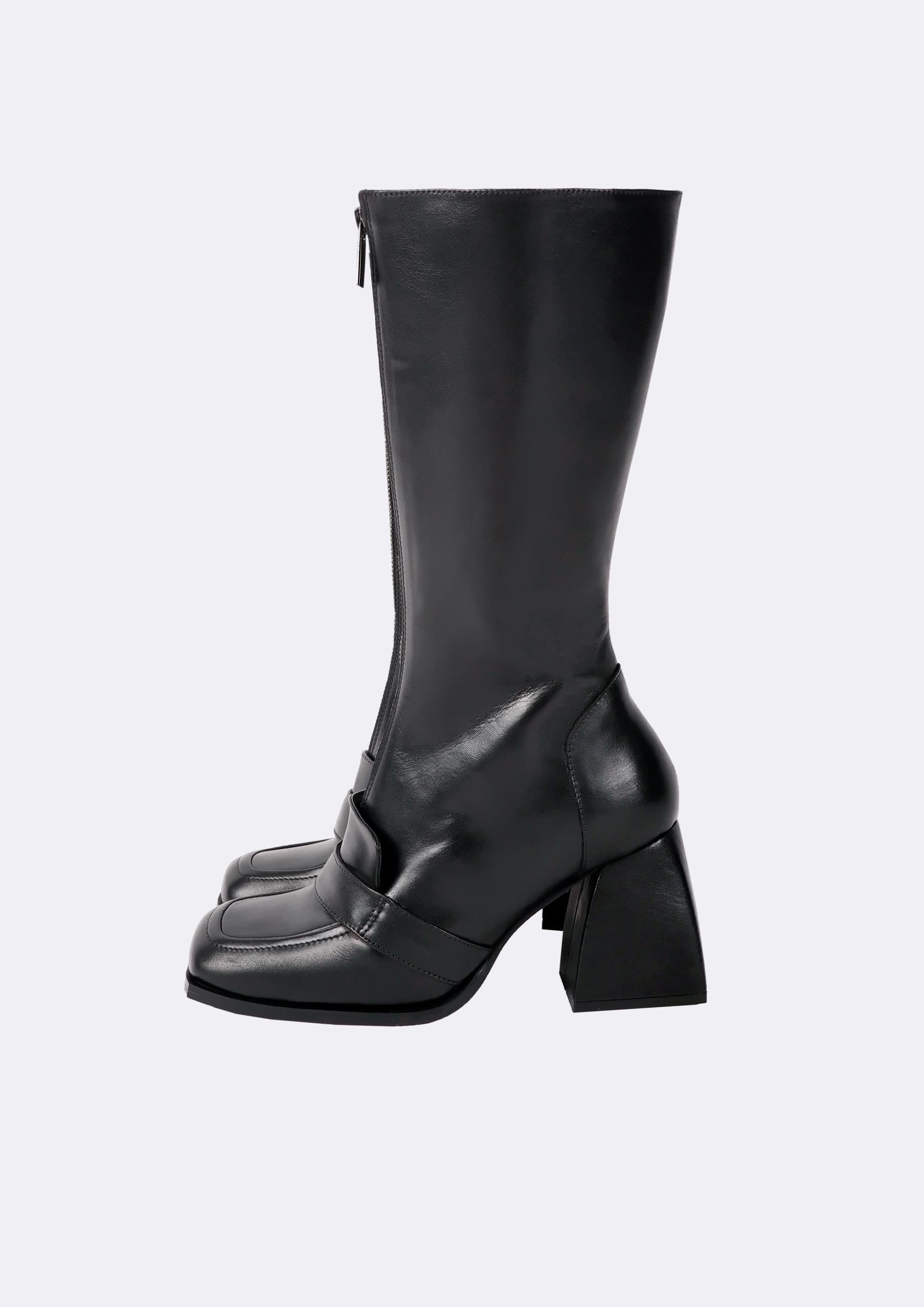 KNEE HIGH BOOTS BLACK