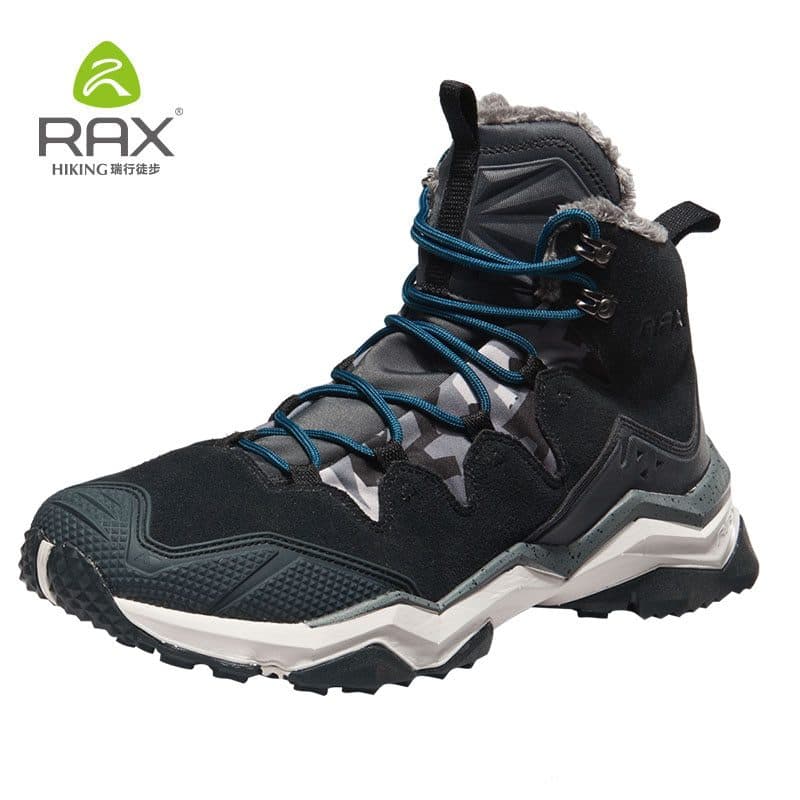 RAX Waterproof Fur Lining Snow Boots