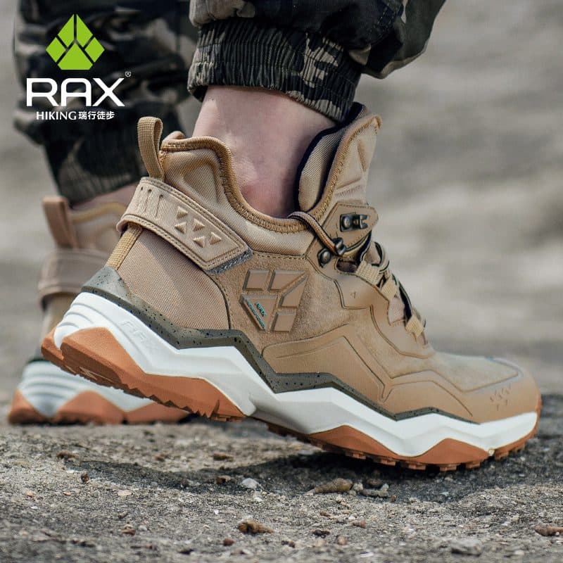 RAX Genuine Leather Multi-terrian Mountaineer Shoes