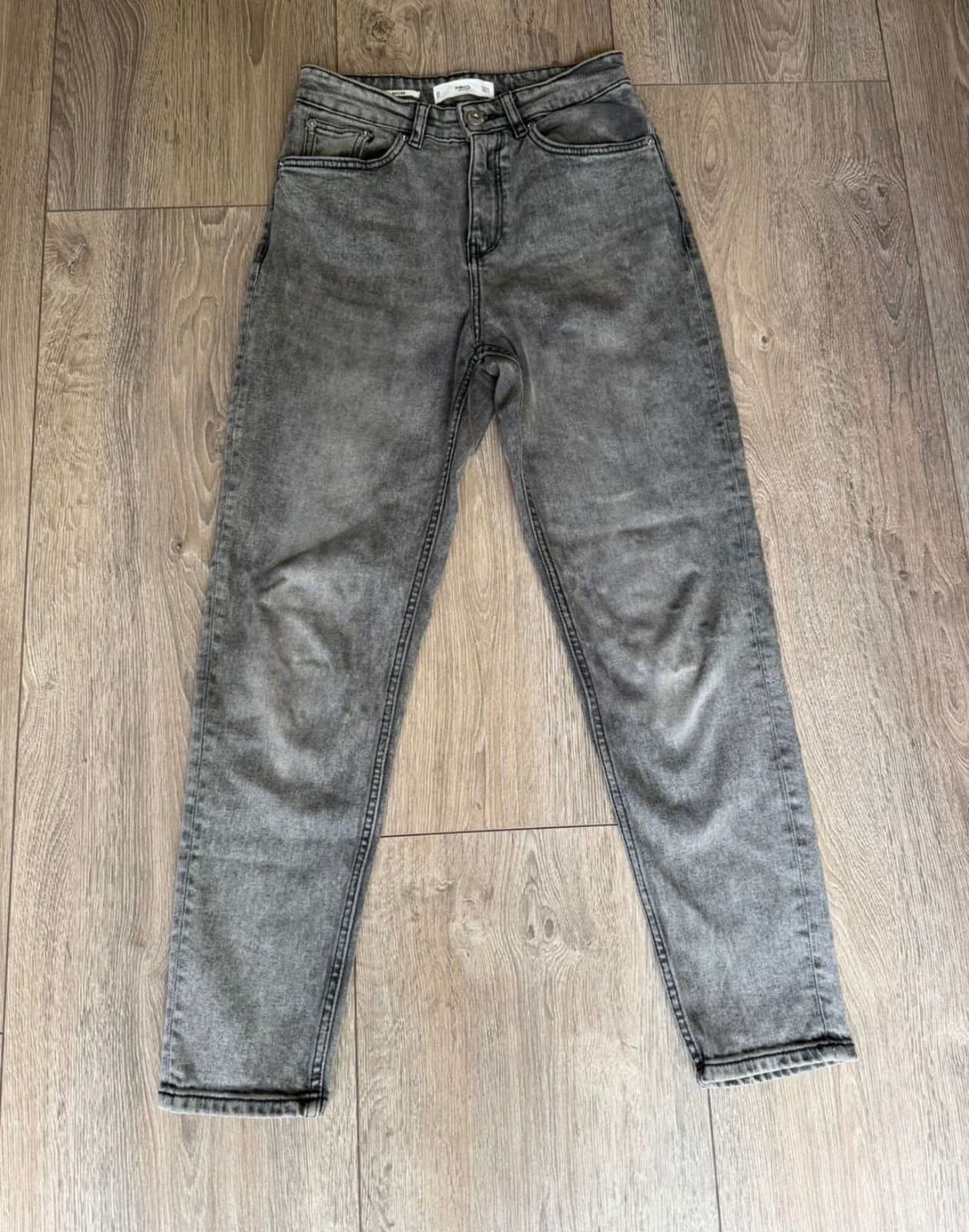 Jeans Mom Gris Mango