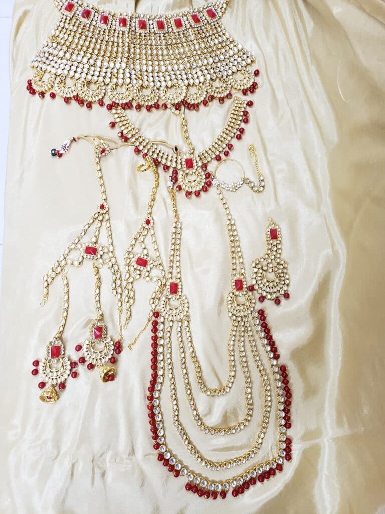 Red Bridal Set