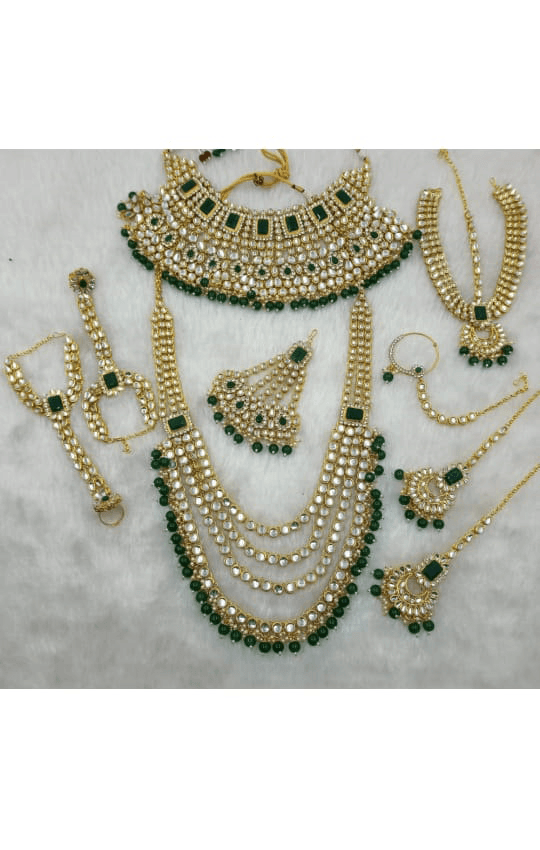 Green Bridal Set