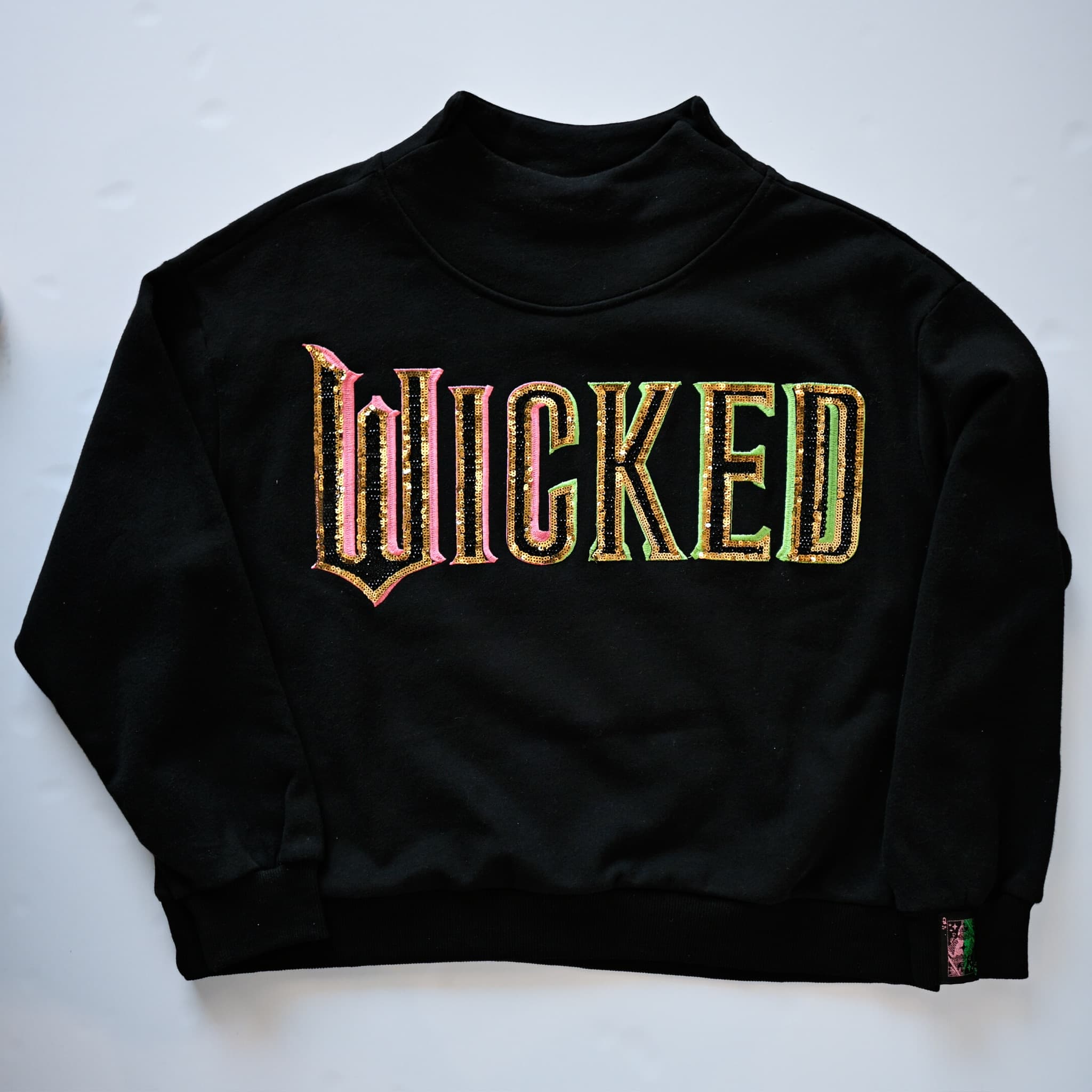 QUEEN OF SPARKLES Wicked Sweatshirt in Black