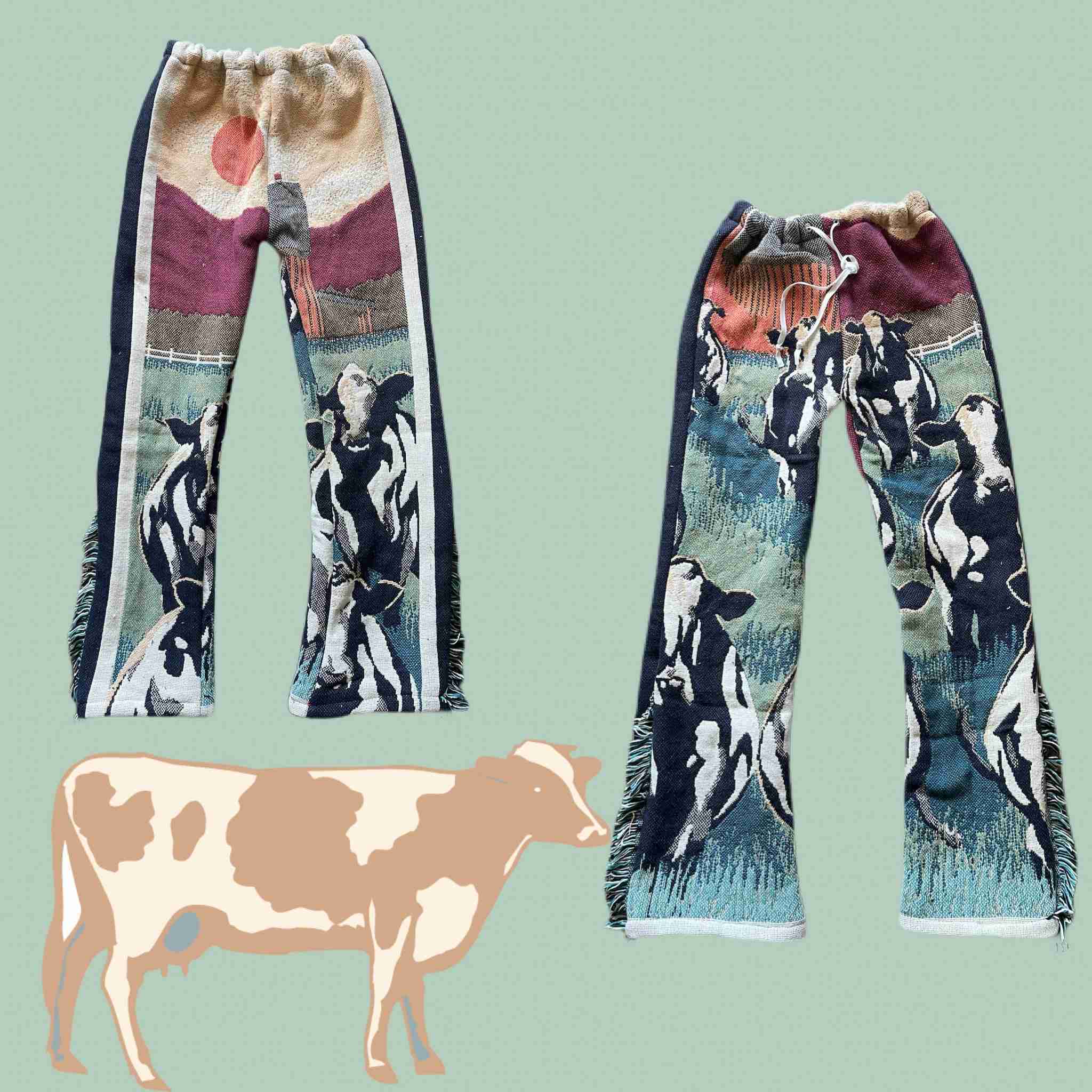 Cow Blanket Pants
