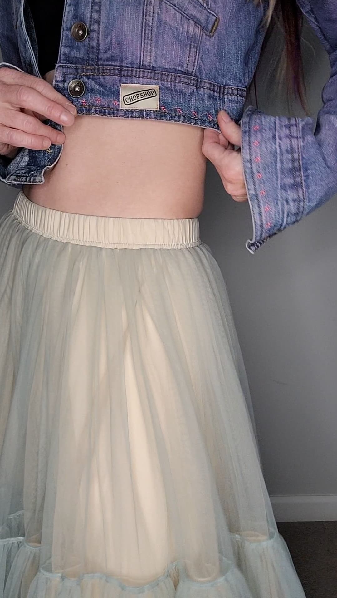 Hummingbird mini crop top jacket thumbnail 3