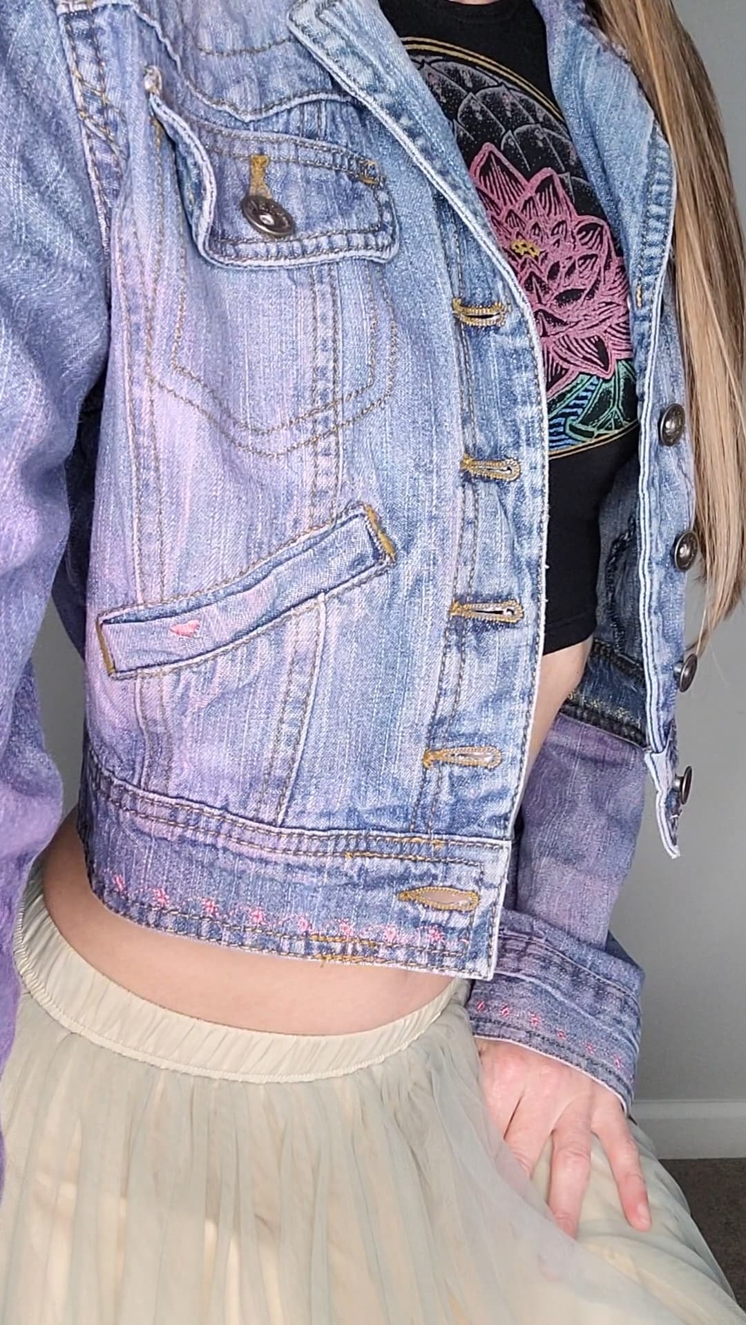 Hummingbird mini crop top jacket thumbnail 4