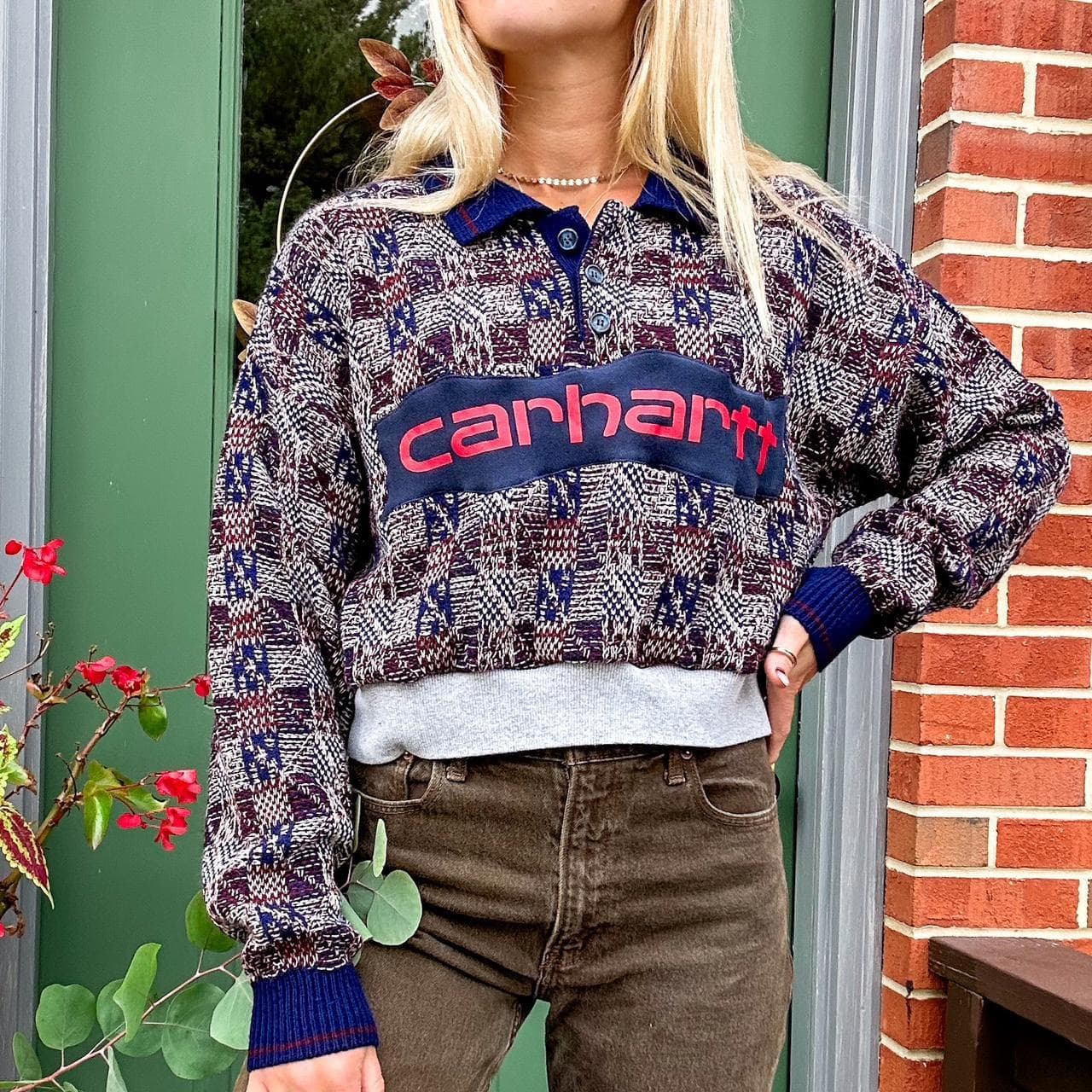 Reworked Carhartt Sweater