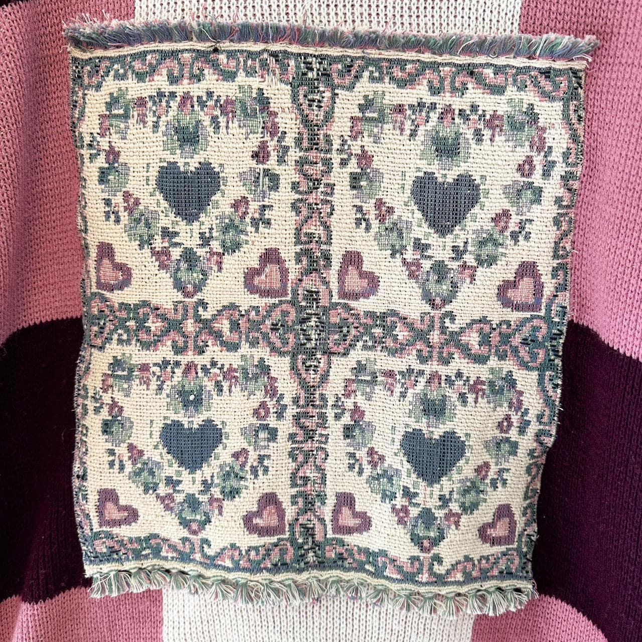 Vintage Patchwork Quilt Sweater thumbnail 2