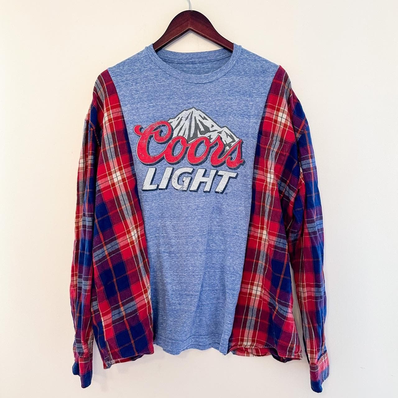 Coors Light Flannel Rework Tee – Unisex