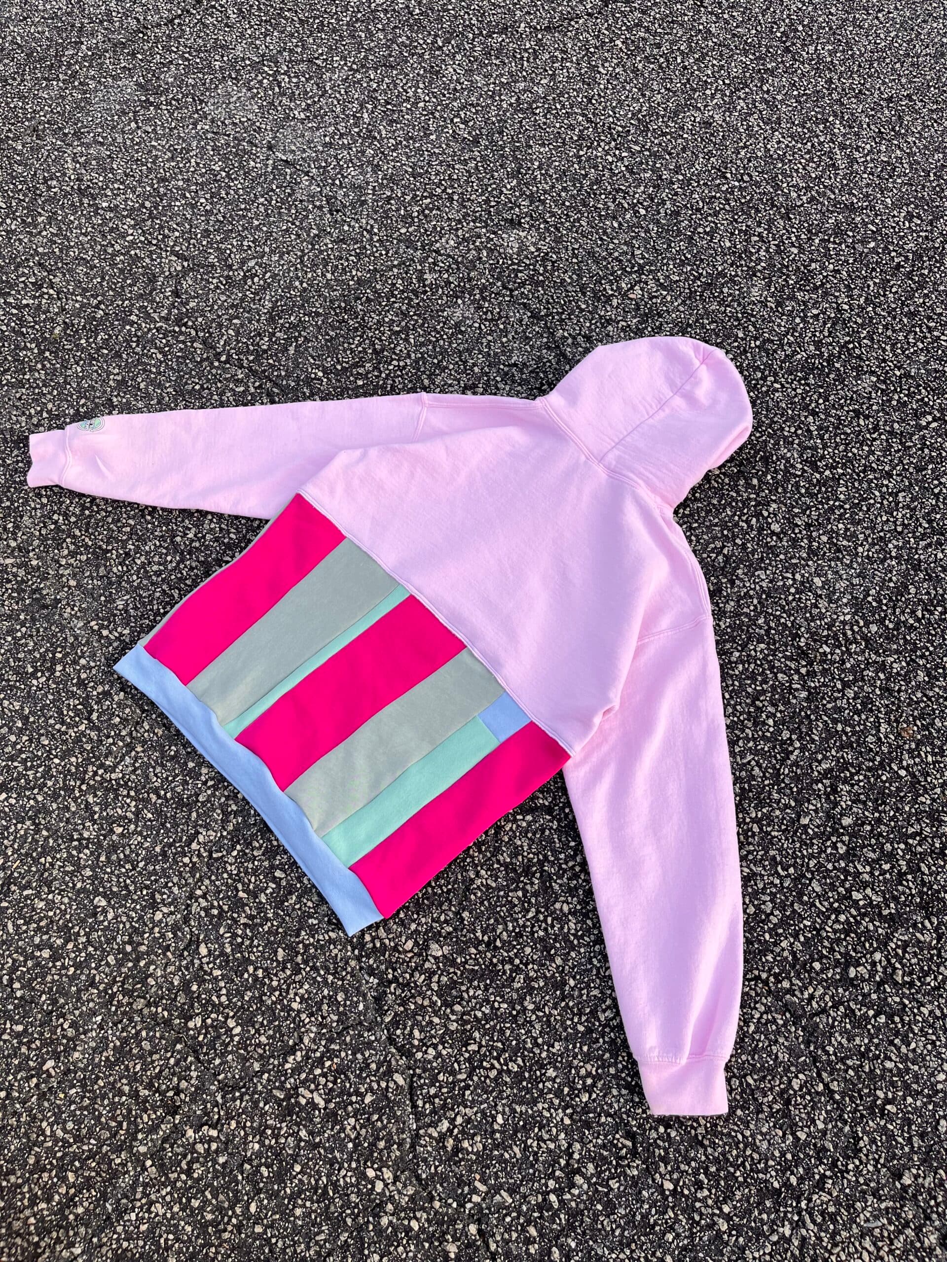 Reworked Carhartt patchwork hoodie thumbnail 2