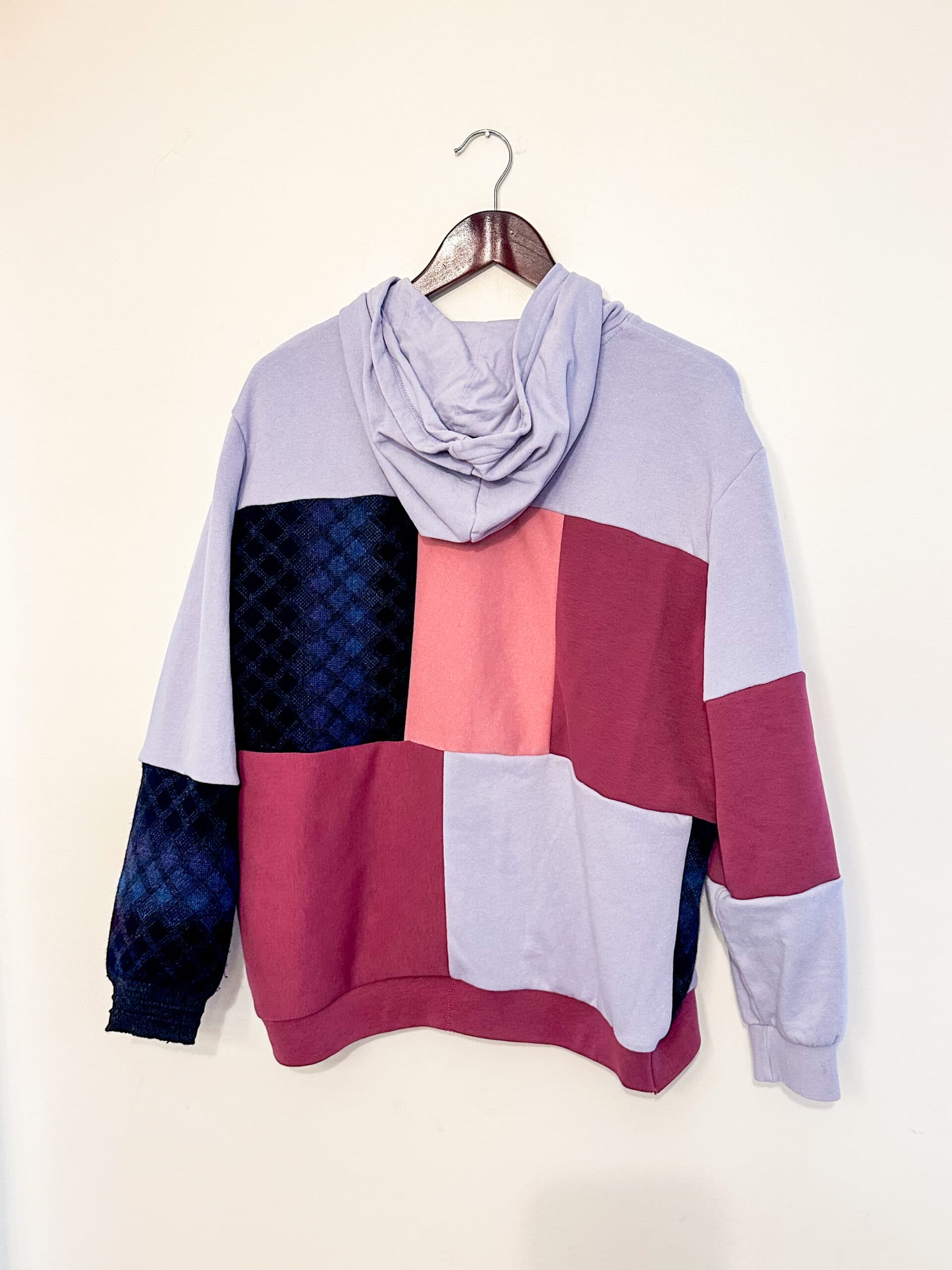 Reworked Patchwork Nike Pink tones / Grandpa Sweater thumbnail 4