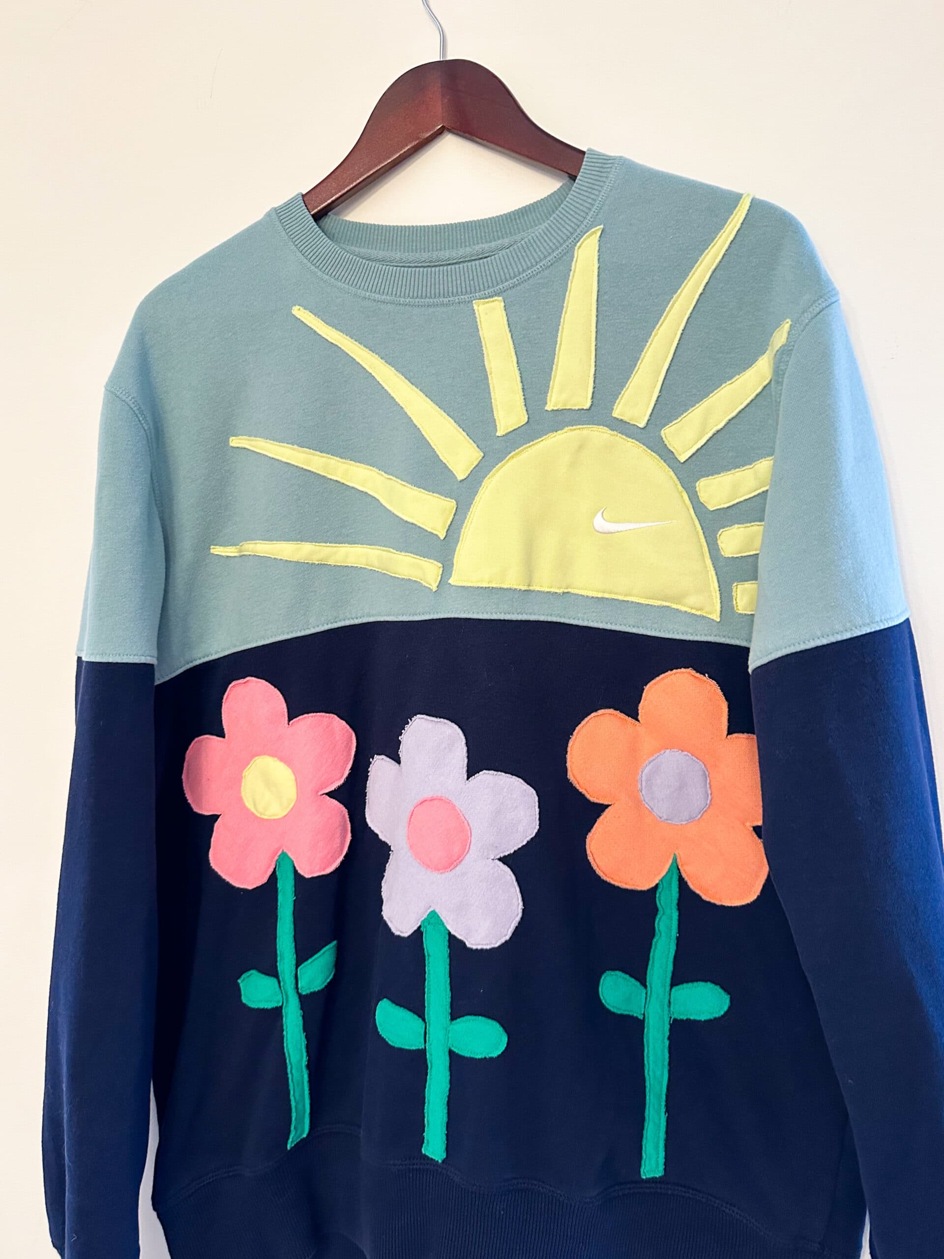 Reworked Flower & Sunshine Nike Crewneck thumbnail 2
