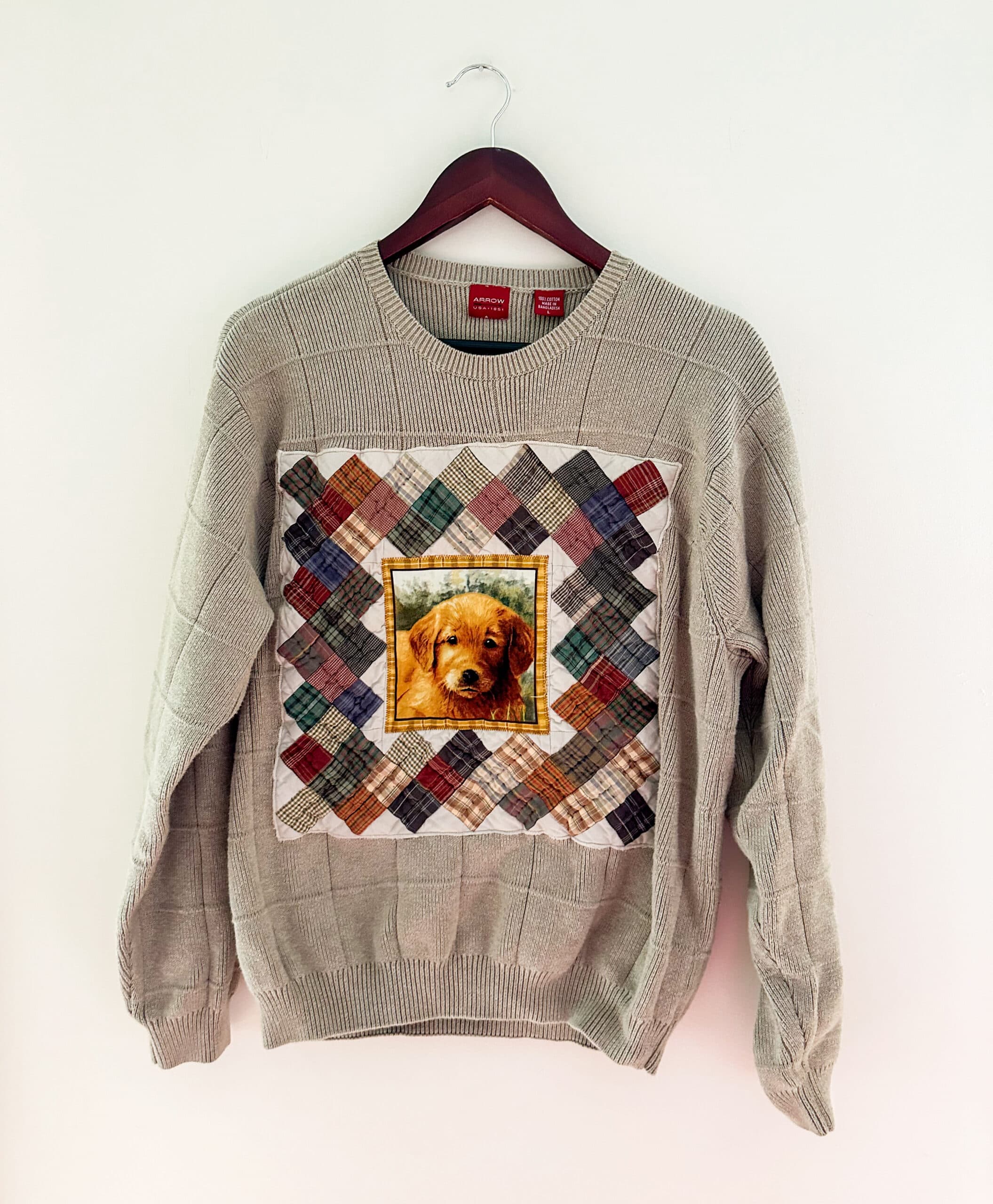 Vintage Quilt / Dog Sweater thumbnail 4