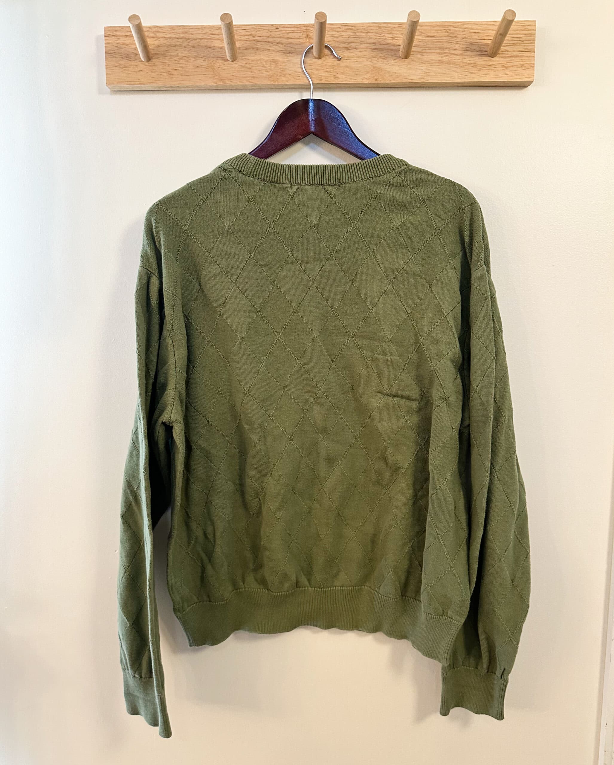 Reworked Quilted Pumpkin Sweater thumbnail 4