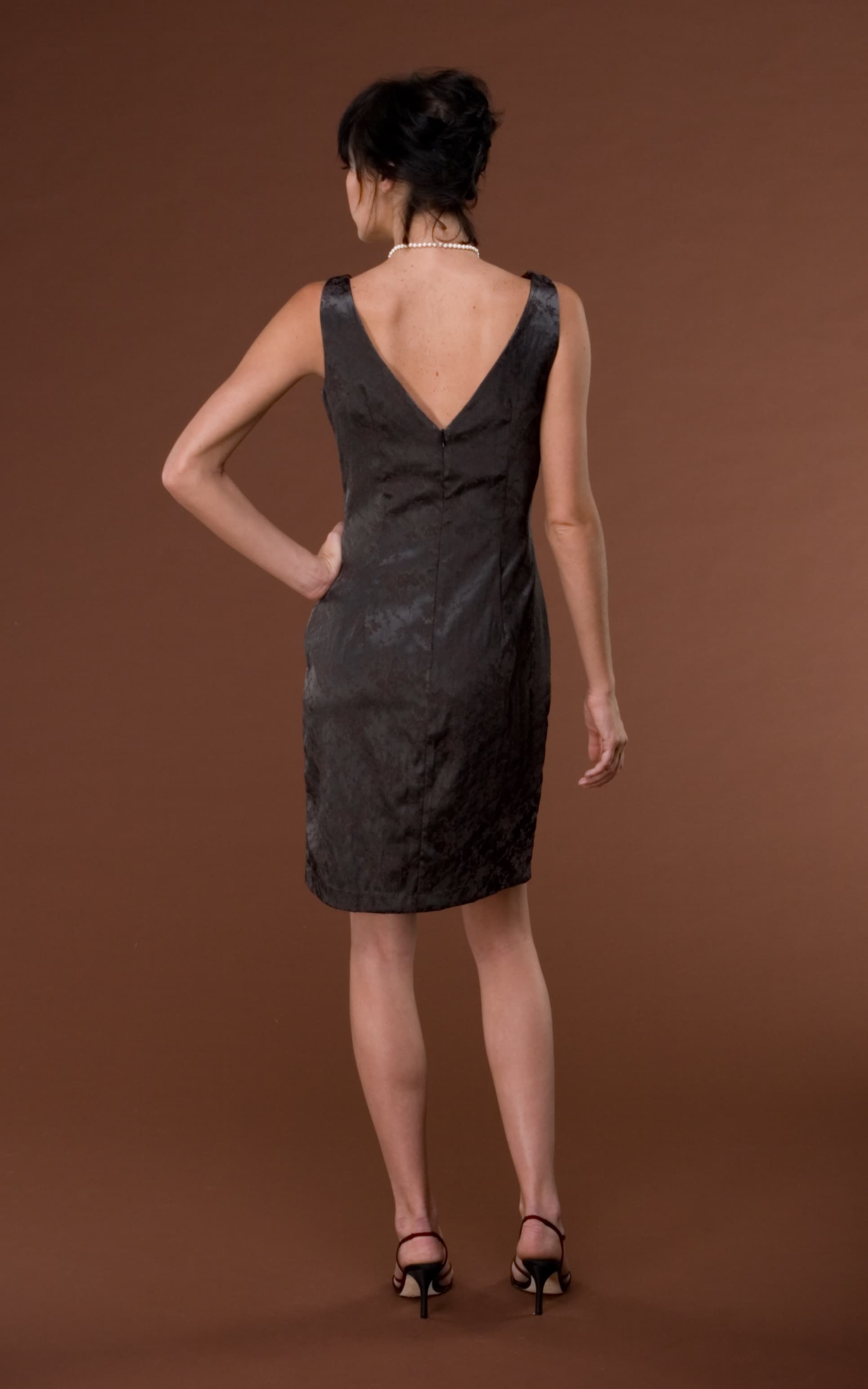 Audrey V Back Dress 4737 thumbnail 2