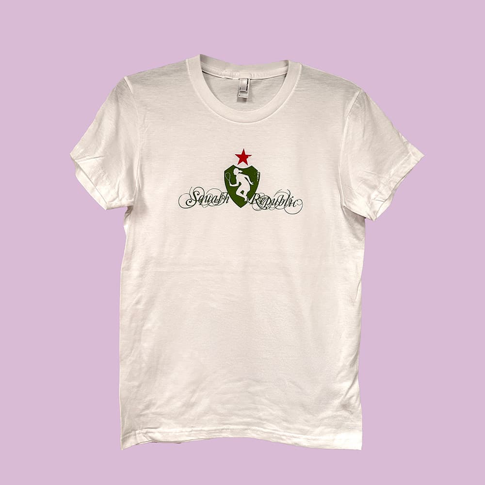 Melanie Jans Signature Tee – White with Olive