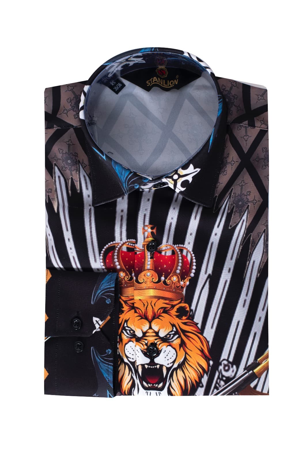 STANLION GRAY LUXURY SHIRT thumbnail 2