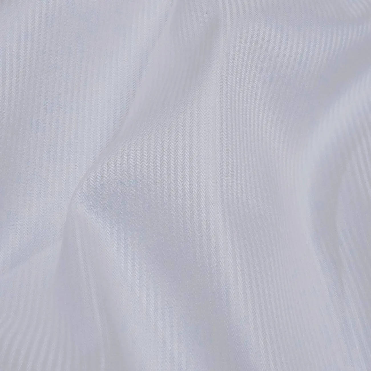 Luxury White Micro Herringbone Shirt thumbnail 2