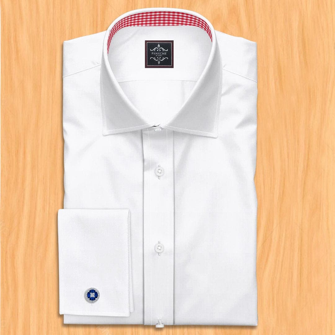 Luxury White Twill Shirt | Best white business shirts | Best white dress shirt for wedding