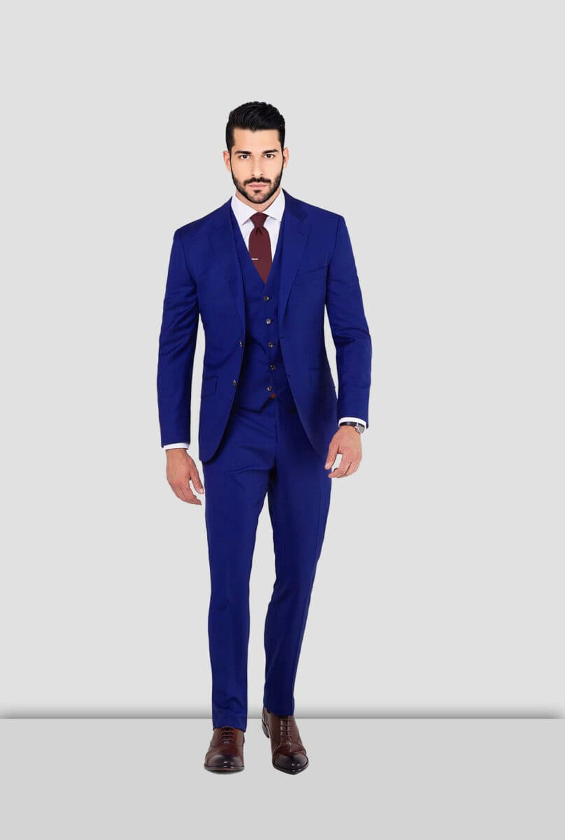 Royal Blue Mens Suit | Luxury mens Suit | Vitale Barberis Suit