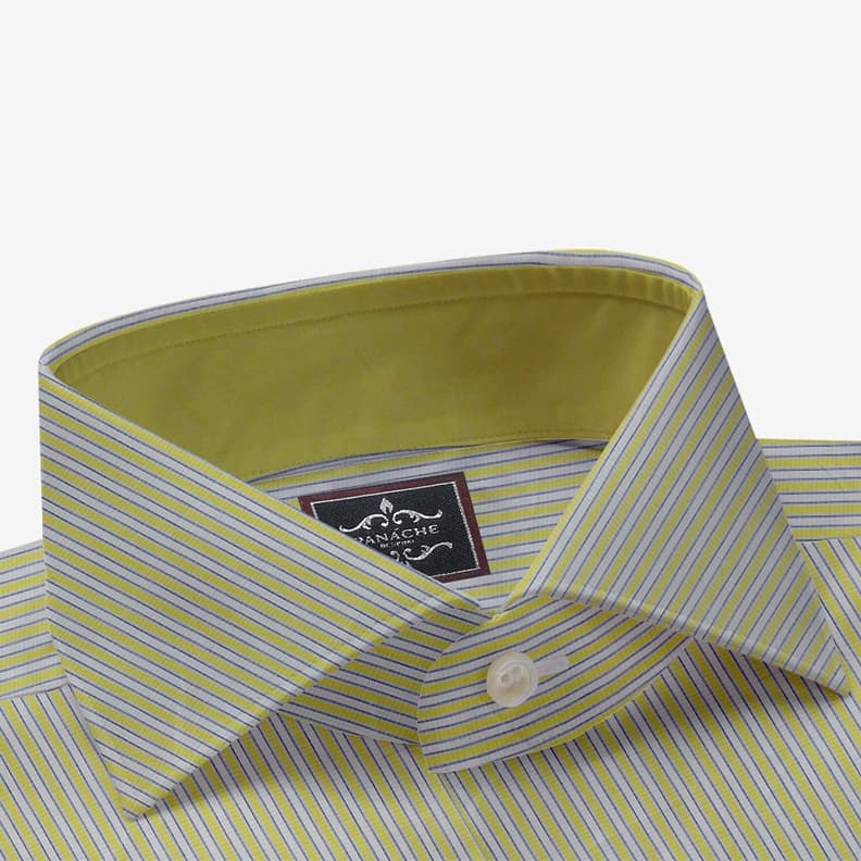 Yellow Stripes Men’s Shirt | Men’s Dress Shirt