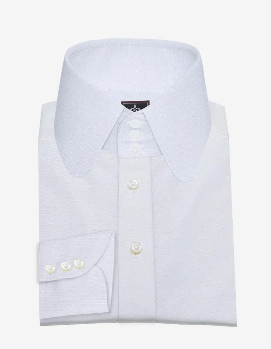 High collar shirt | Long Collar Shirt | 3 button collar shirts