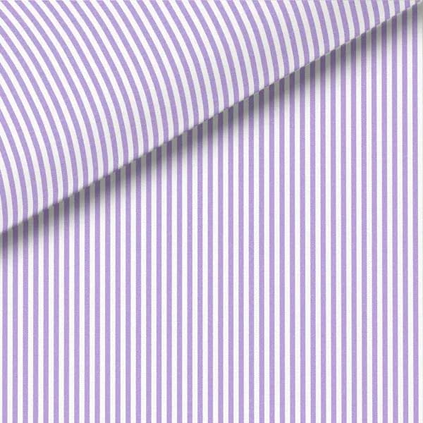 Lavender-Stripes Pin Collar Shirt | Pin Collar dress shirt | Mens pin collar shirt thumbnail 2