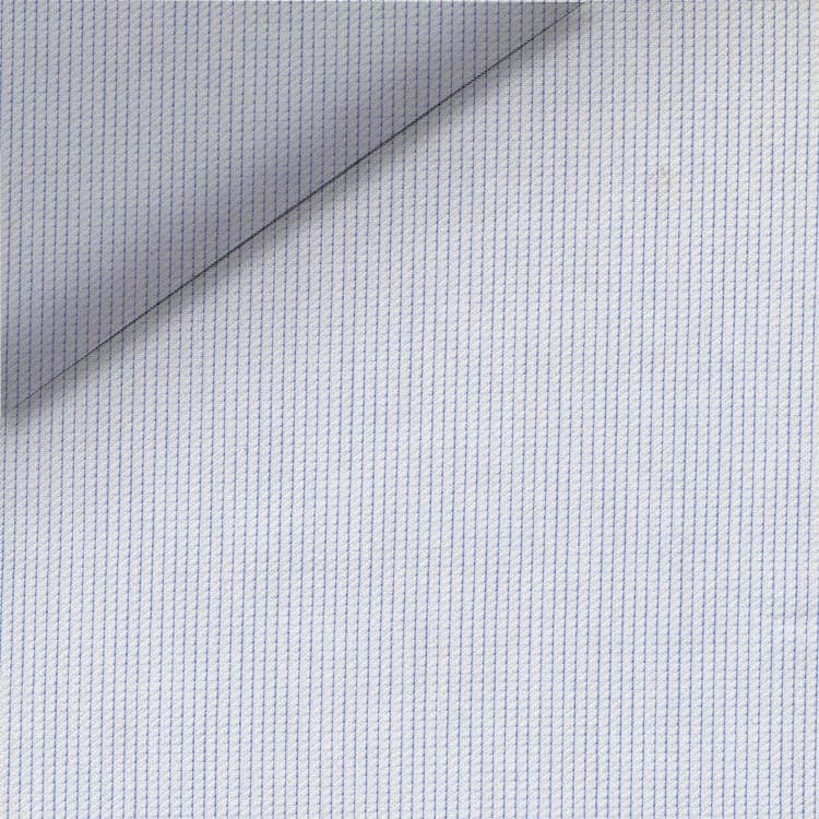 Self-Pen Stripe Men’s Dress Shirt | Bespoke Dress Shirts | Pin Collar Shirts thumbnail 2