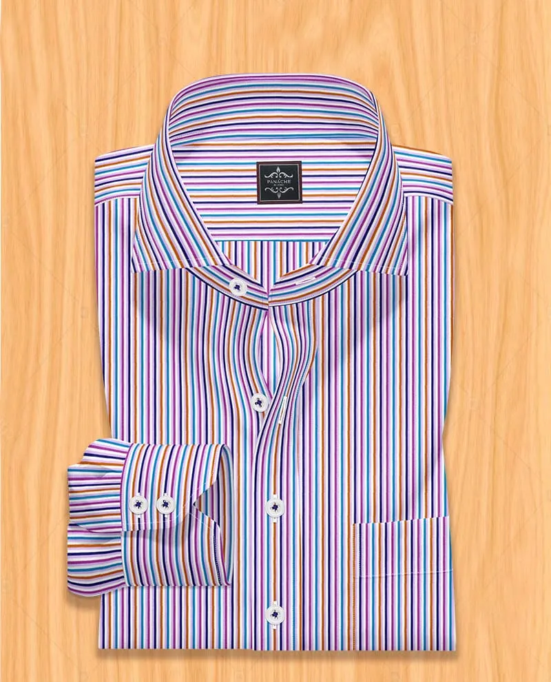 Striped Dress Shirt Men’s | Bespoke Dress shirts | Stripes dress shirts