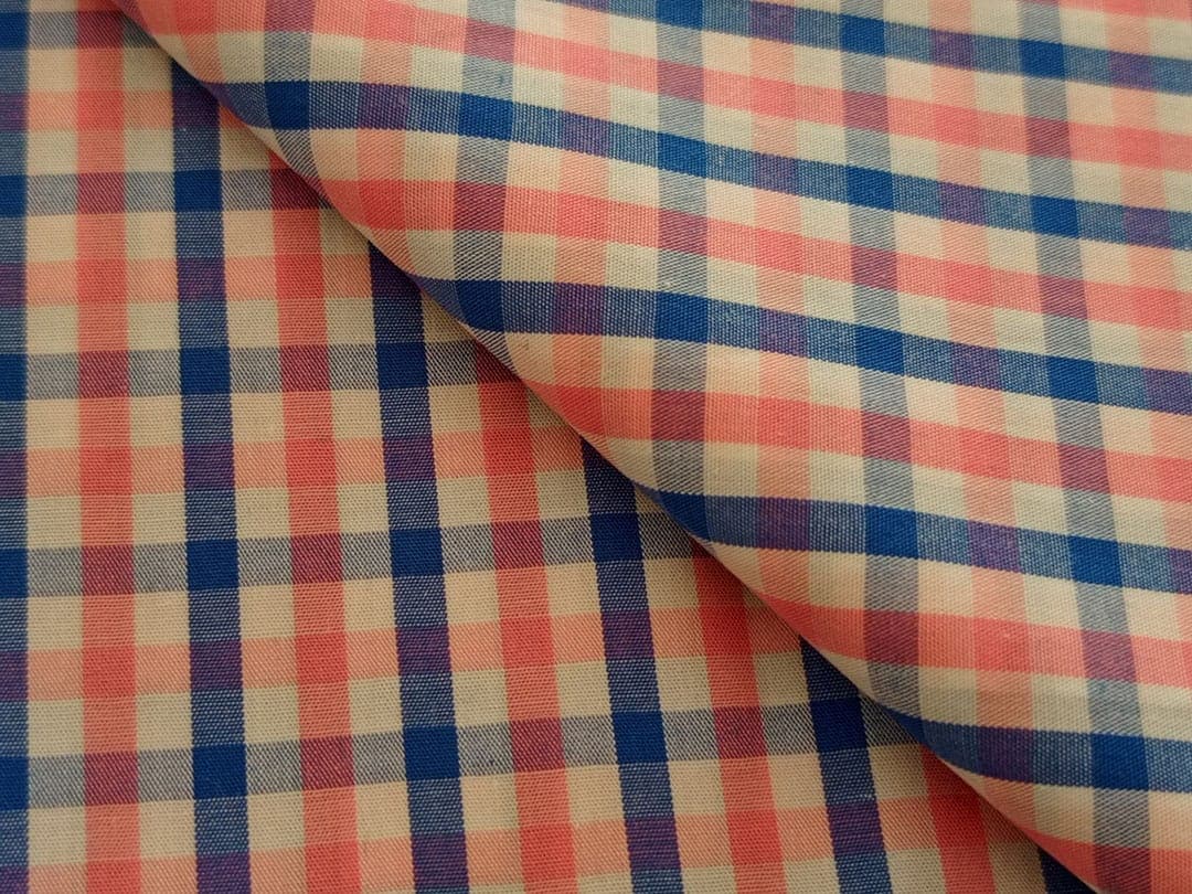 Men’s shirt check | Mens plaid dress shirt | Pin collar dress shirt thumbnail 2