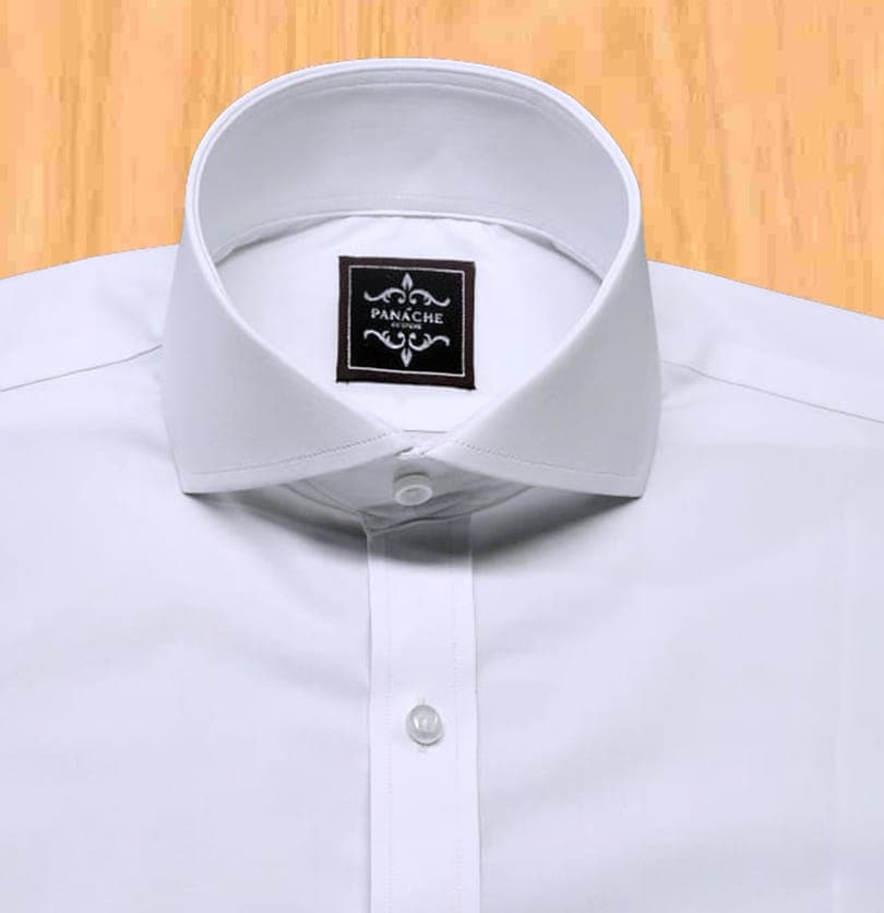 Cutaway Collar Dress Shirts – 100% Giza Luxury Cotton Poplin thumbnail 2