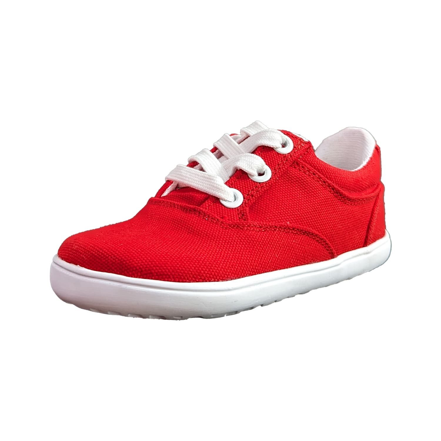 Niños Tenis minimalista descalzo Kids V1 Canva Rojo (Defecto Cosmético) thumbnail 2