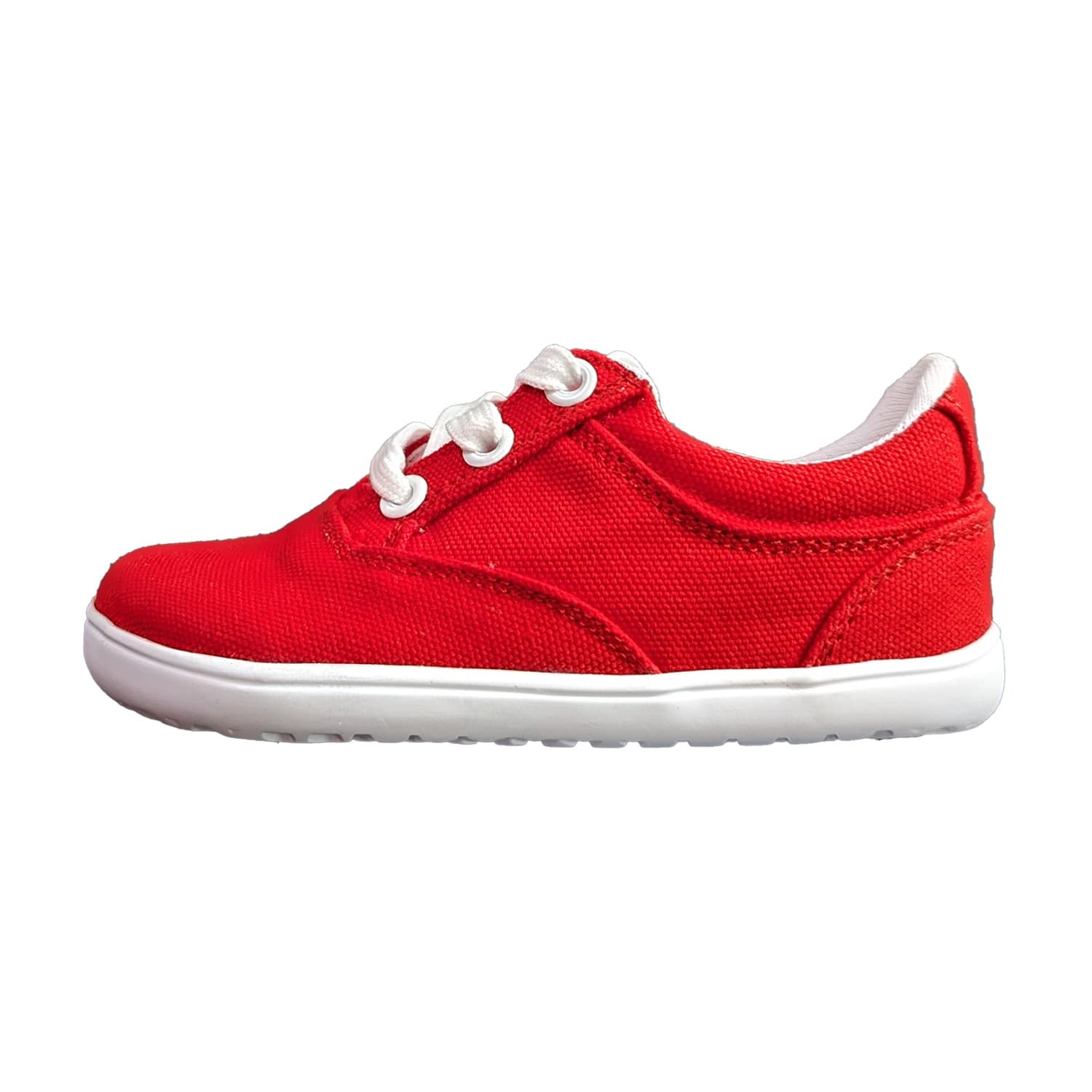 Niños Tenis minimalista descalzo Kids V1 Canva Rojo (Defecto Cosmético) thumbnail 3