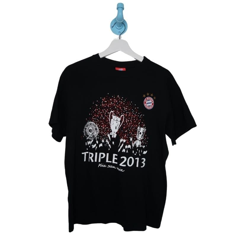 Official Bayern München T-shirt Triple 2013 Medium